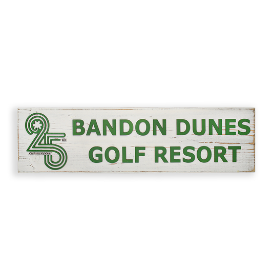 25th Anniversary Course Sign