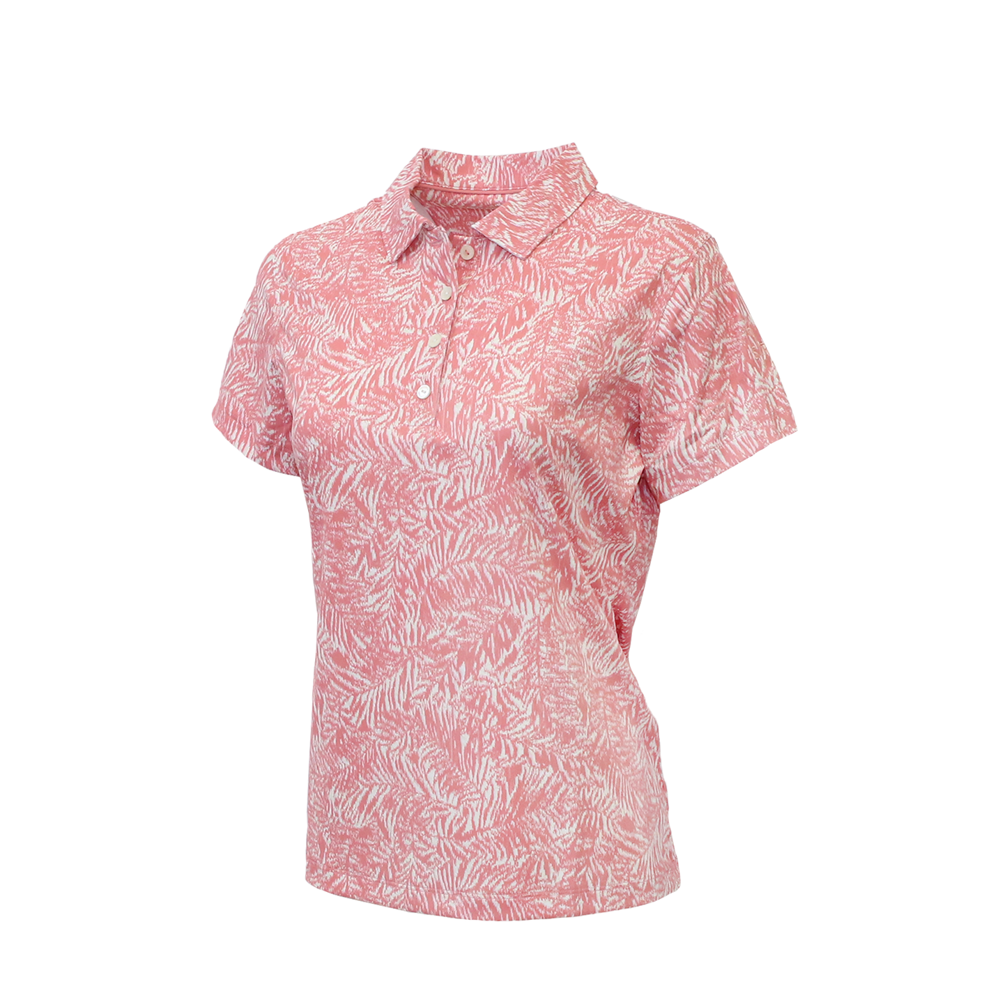 Women's Coral Reef Island Time Short-Sleeve Button Polo - Sheep Ranch