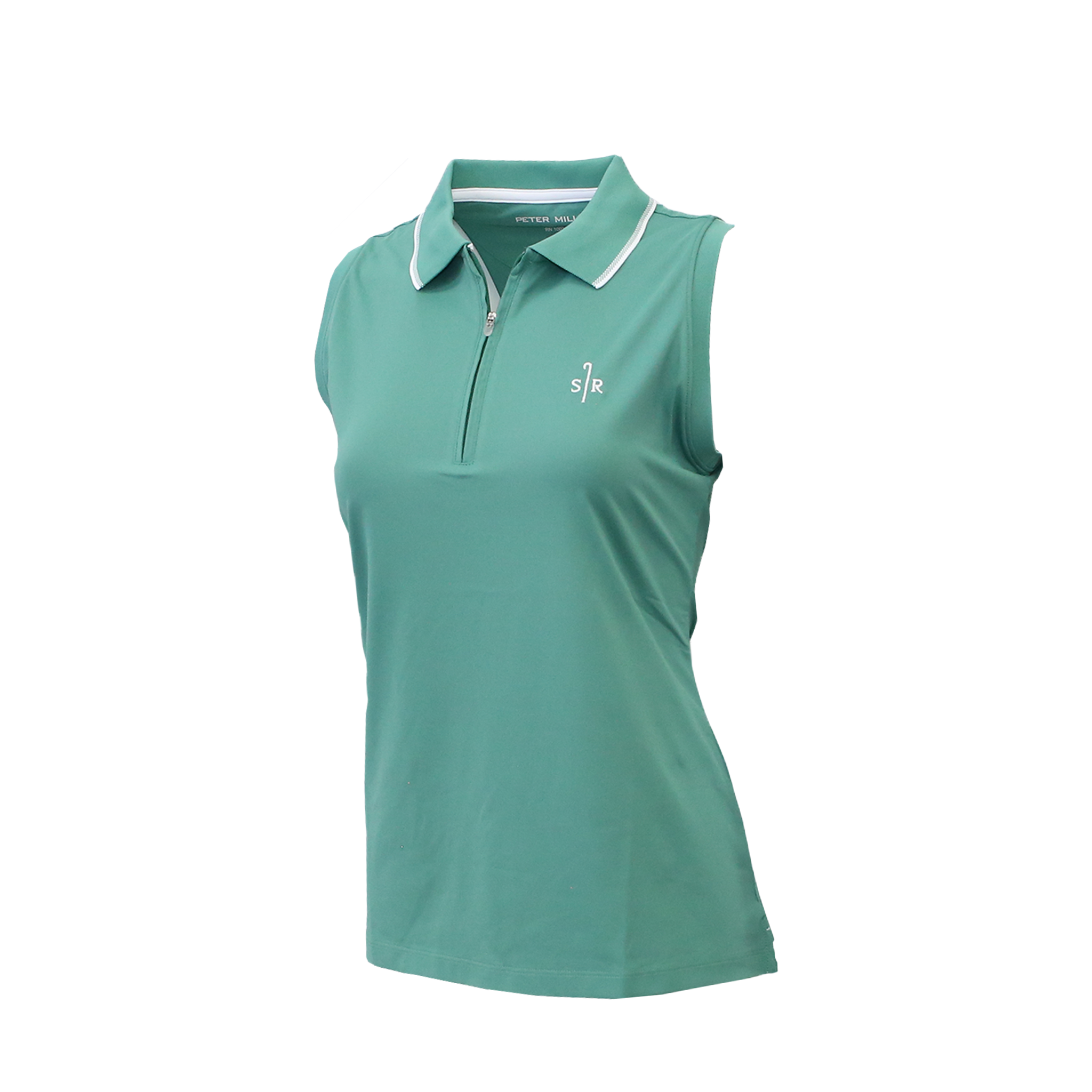 Women's Shirley Sleeveless Zip Polo - Sheep Ranch - BandonDunesGolfShop.com