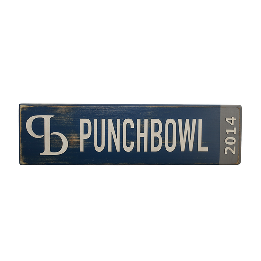 Punchbowl Course Sign