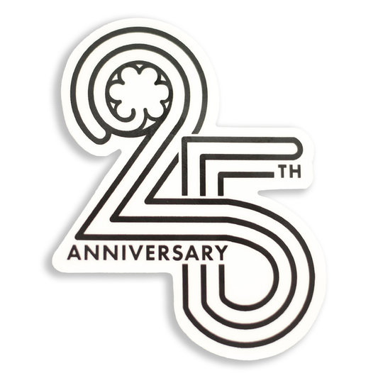 25th Anniversary Sticker