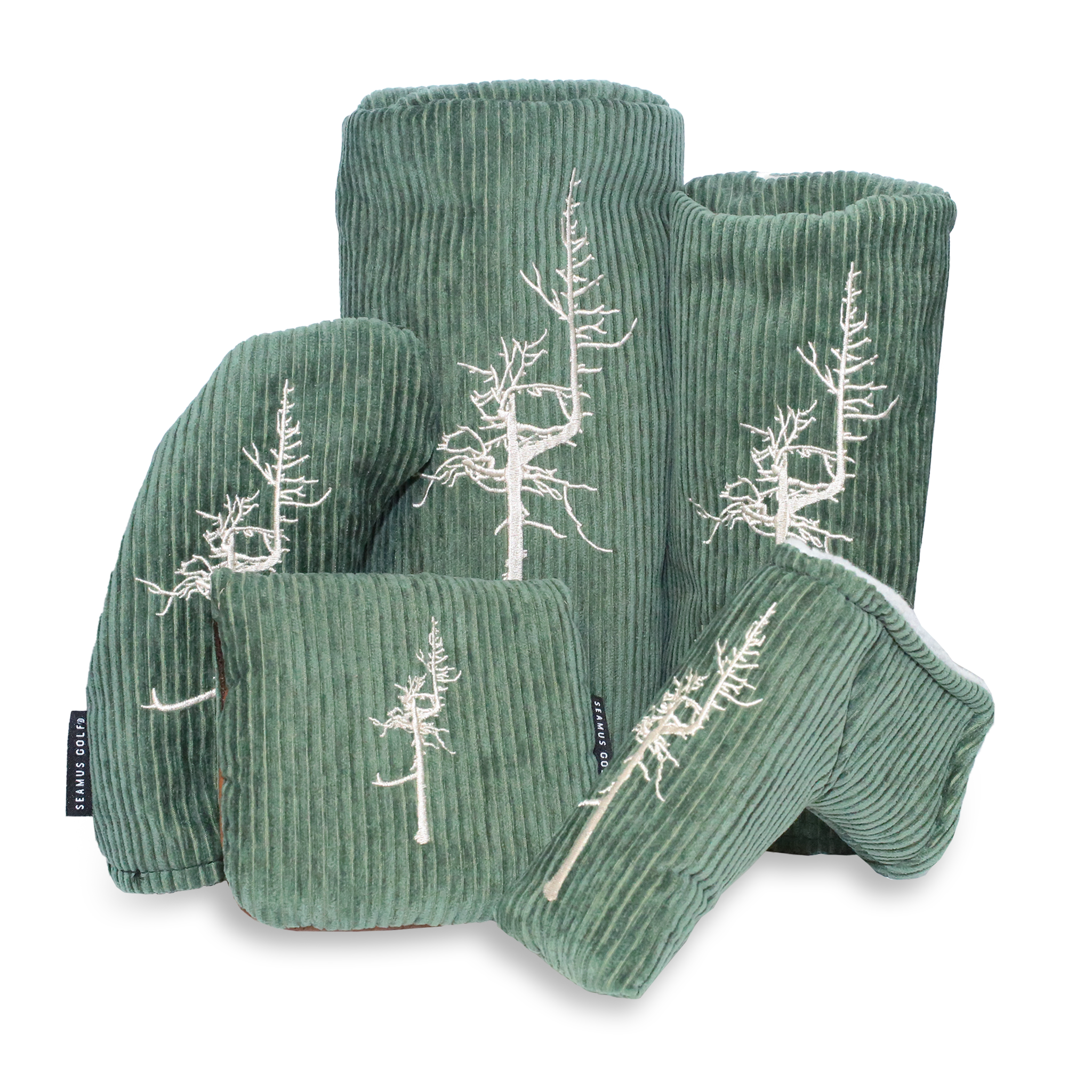 Conifer Corduroy Headcovers - Old Macdonald / Ghost Tree