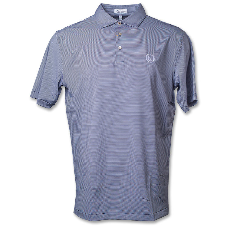 Jubilee Stripe Performance Polo- All Logos