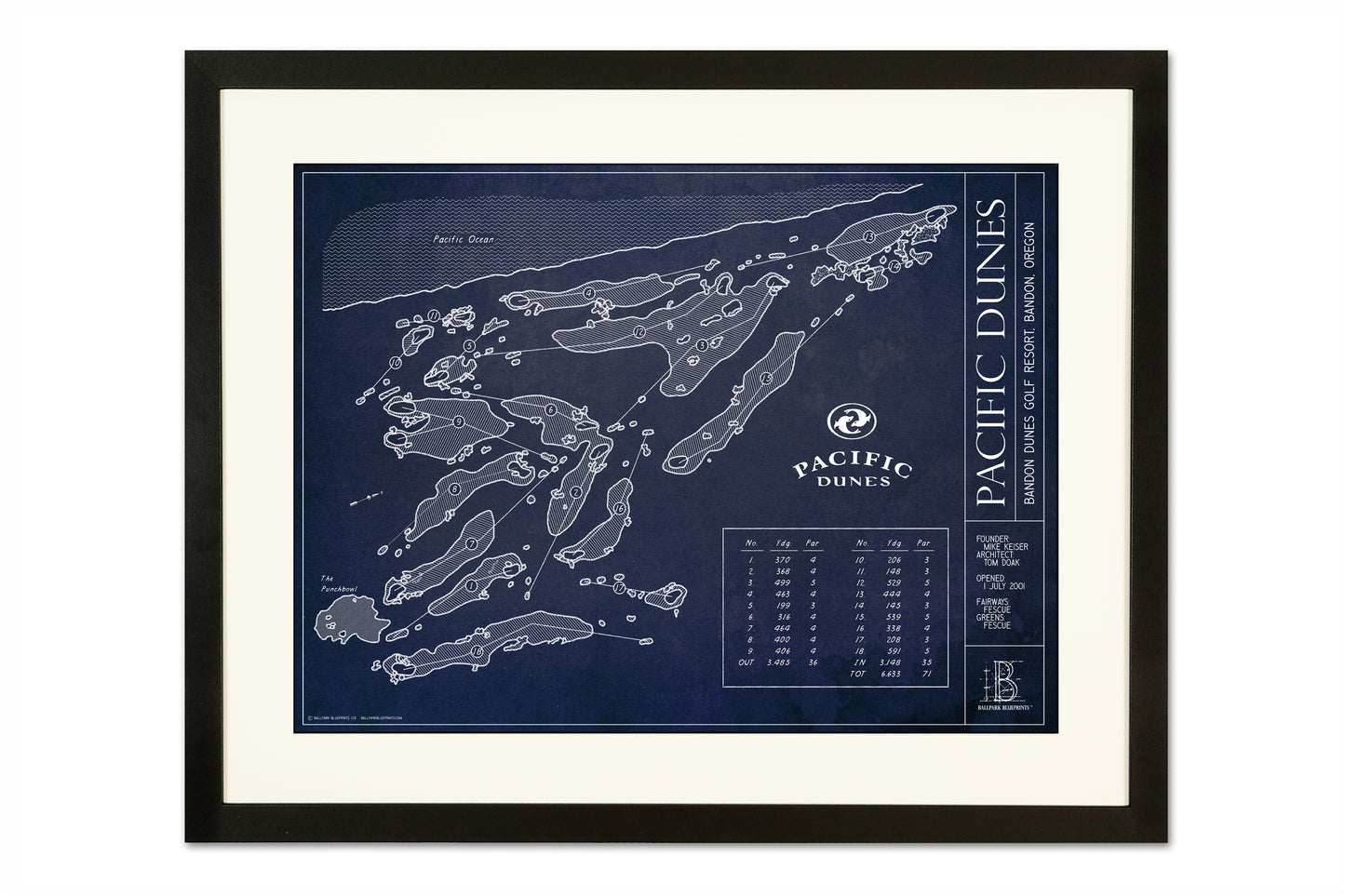 Ballpark Blueprint - Framed Print