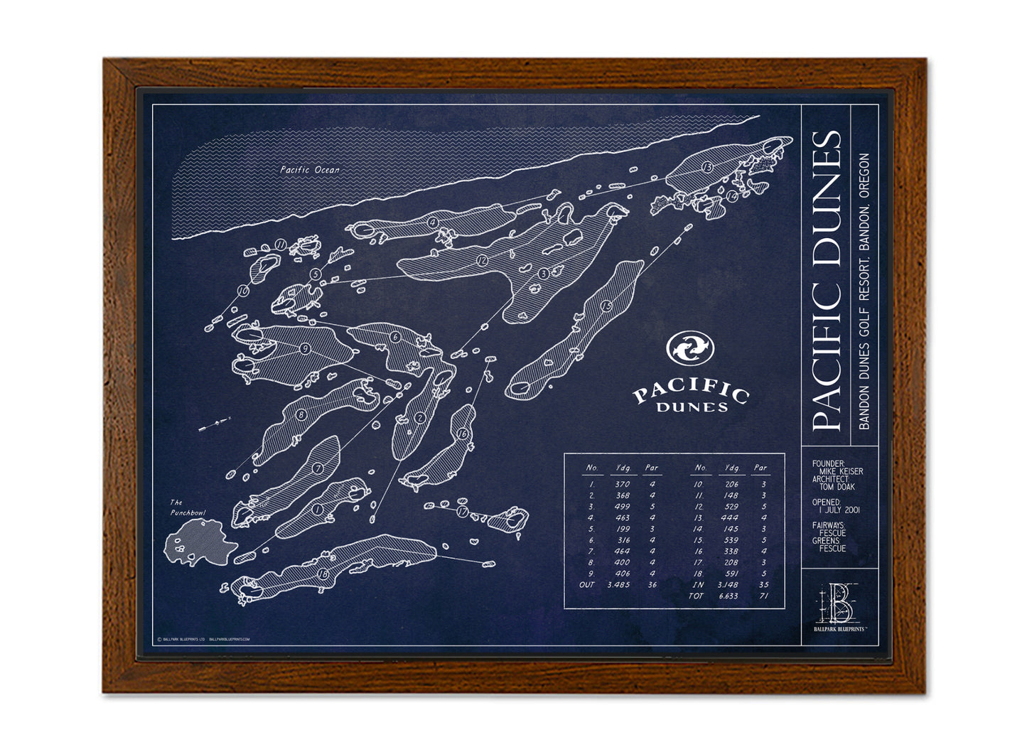 Ballpark Blueprint- Framed Canvas