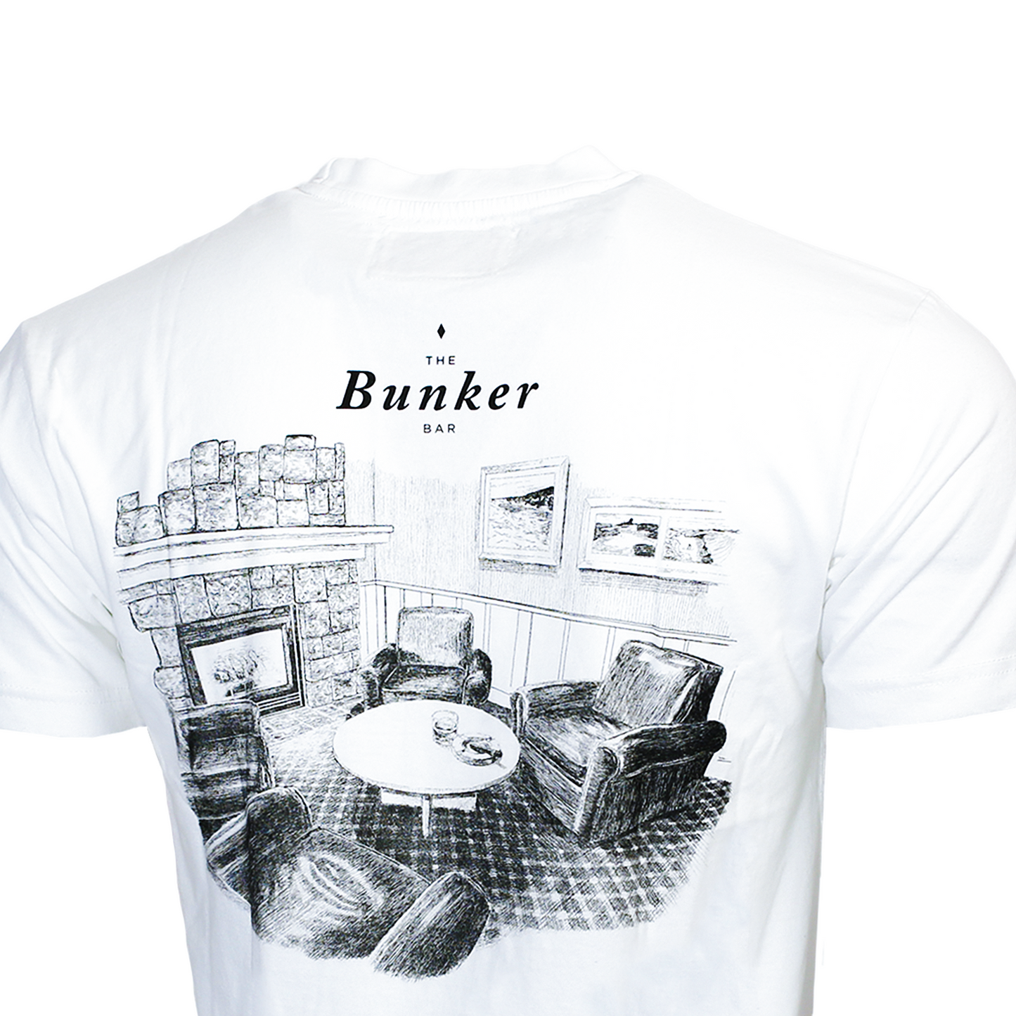 White Bunker Bar T-Shirt