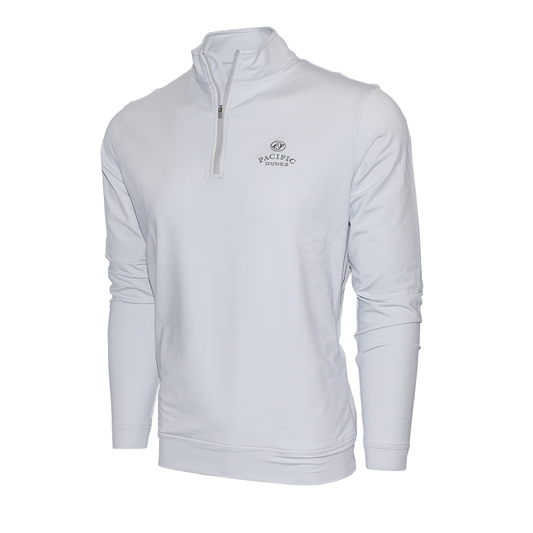 Perth Sugar Stripe Performance 1/4 Zip - Pacific Dunes