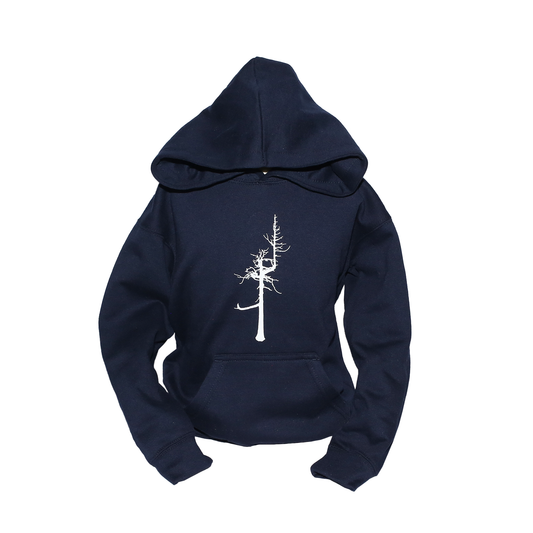 Youth Hooded Sweatshirt - Ghost Tree