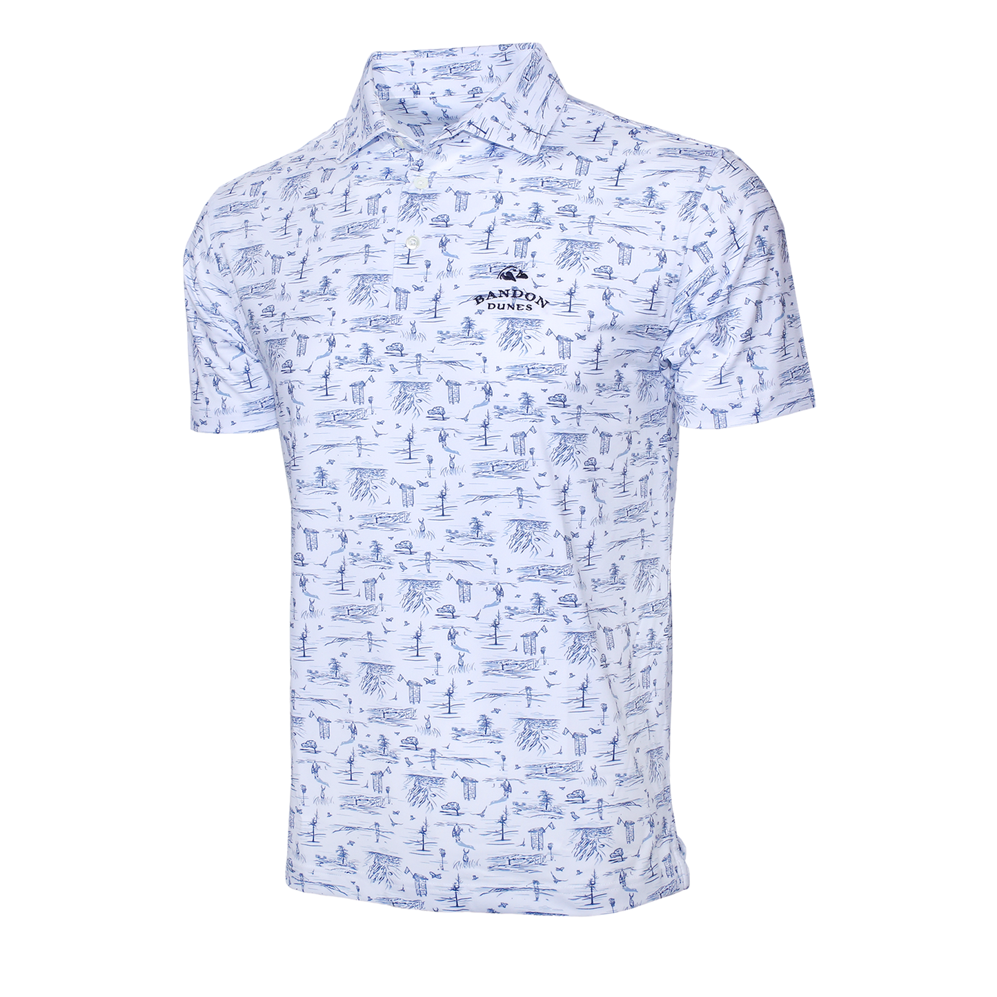 Bandon Dunes Scene Men's Polo