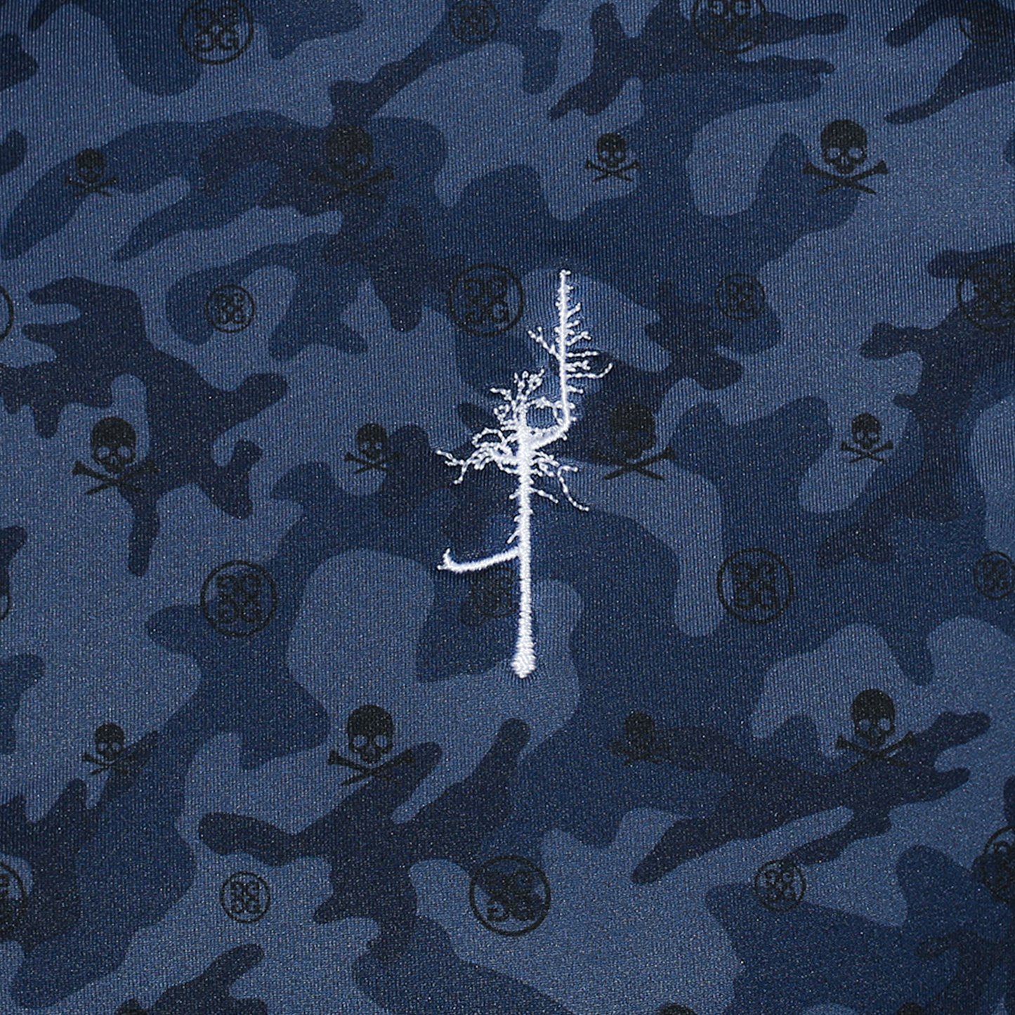 Mapped Icon Camo Polo - Ghost Tree