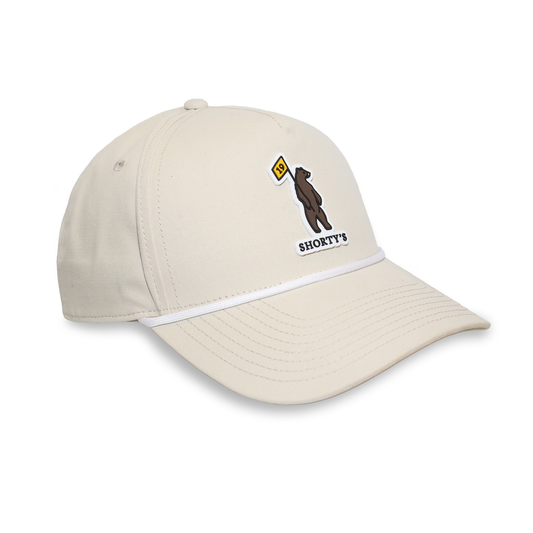 Curved Canvas 5 Panel Rope Hat - Multiple Courses