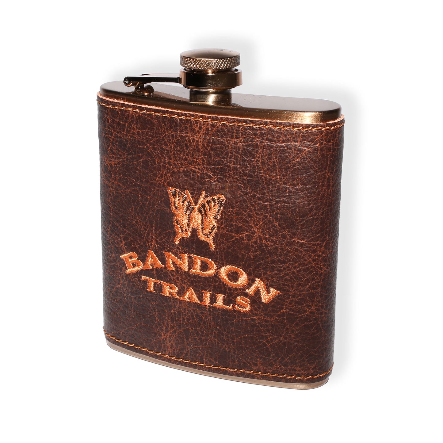 Leather Wrapped Copper Flask- All Logos