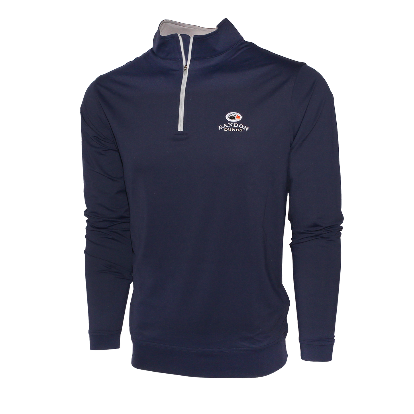 Perth Stretch 1/4 Zip Navy - All Logos