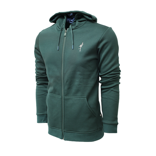 Sage Full Zip Hoodie - Ghost Tree