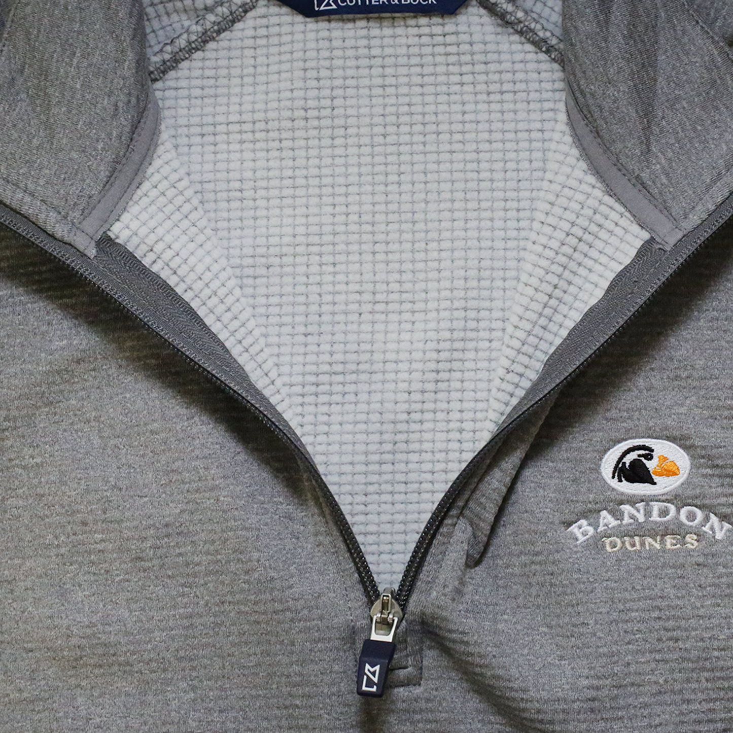 Close up showing the soft inside texture.