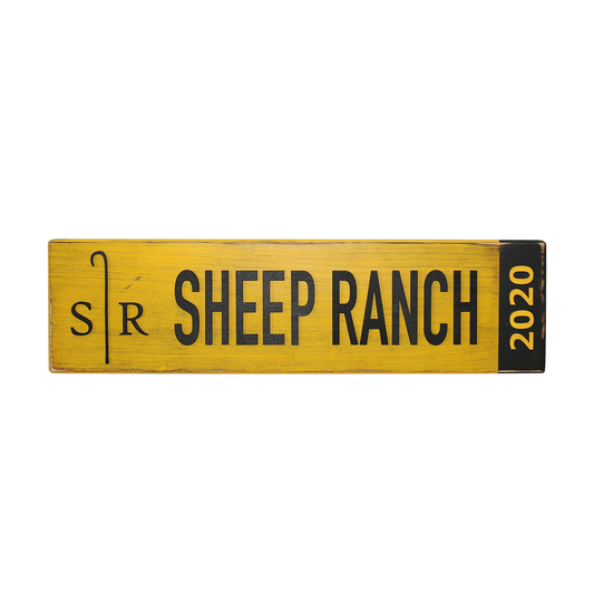 Sheep Ranch Course Sign