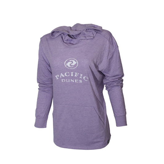 Ladies Relay T-Shirt Hoodie - Pacific Dunes