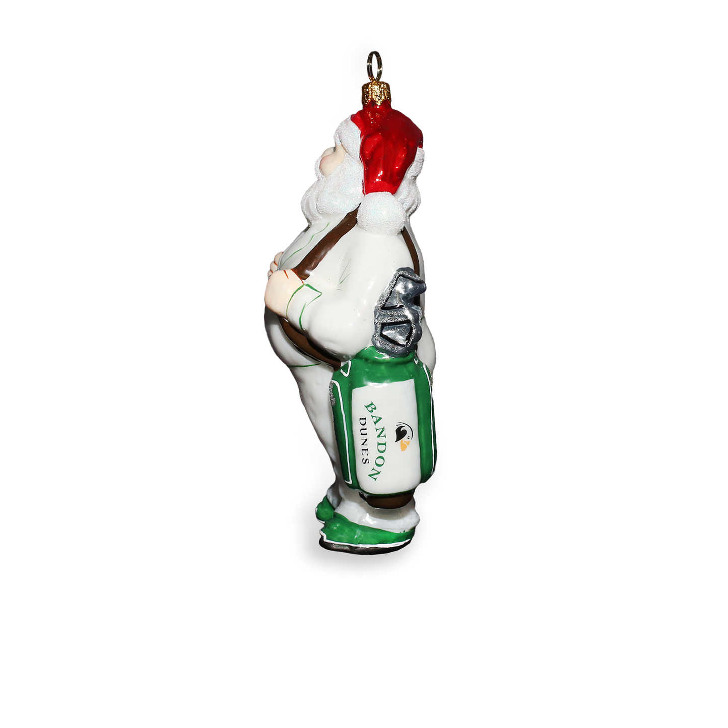 Santa Caddie Ornament