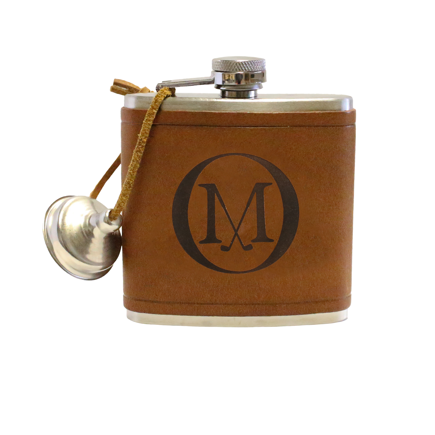 Custom Leather Flask