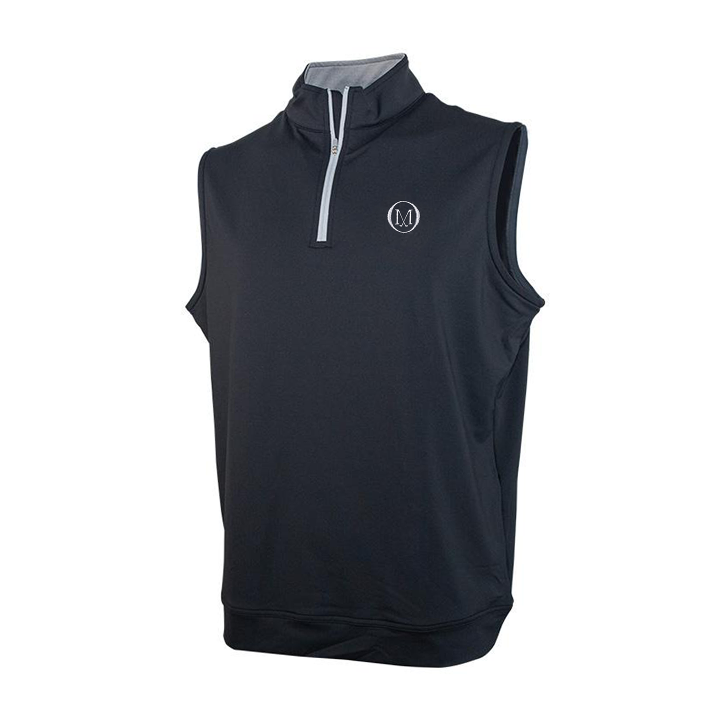 Galway Performance 1/4 Zip Black Vest- All Logos