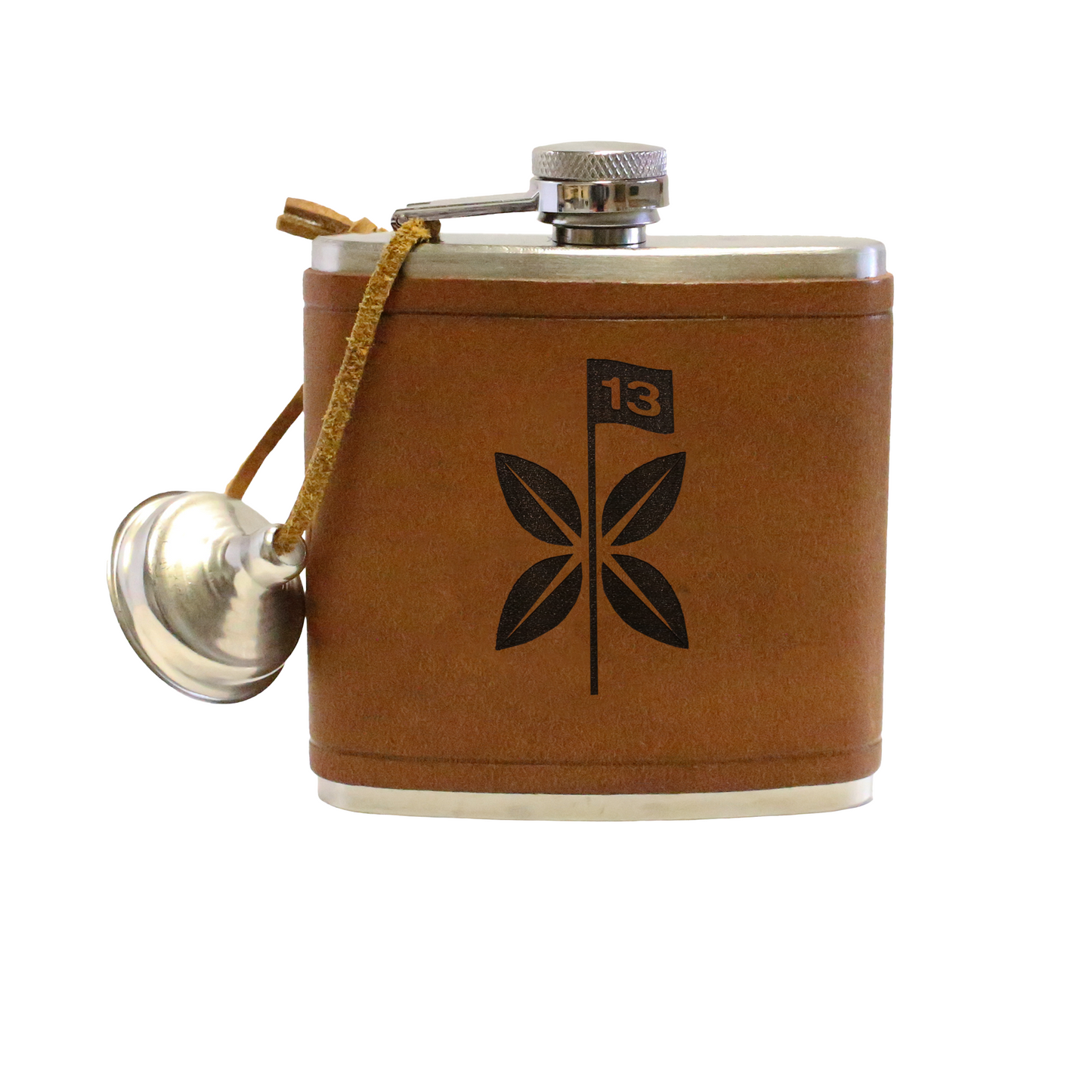 Custom Leather Flask