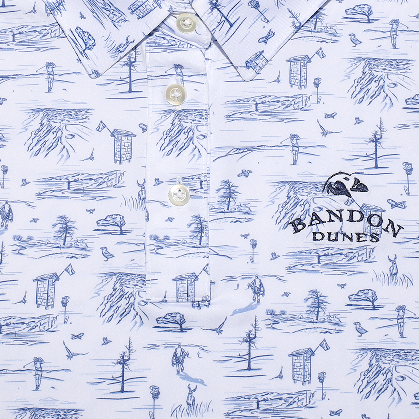 Bandon Dunes Scene Women's Polo