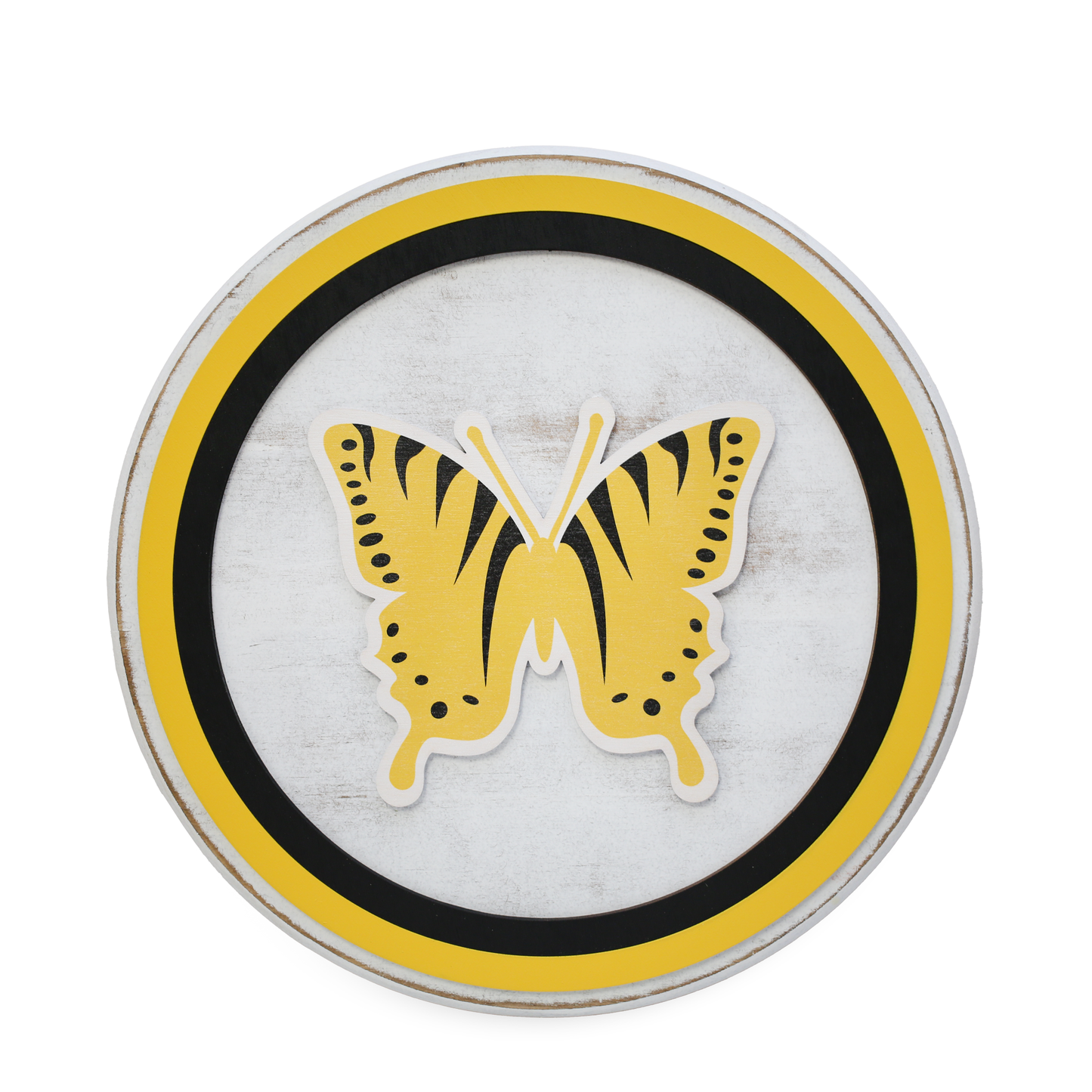 Wooden sign featuring a rustic look with the Bandon Trails course logo as the focal point. Dimensions:12" diameter