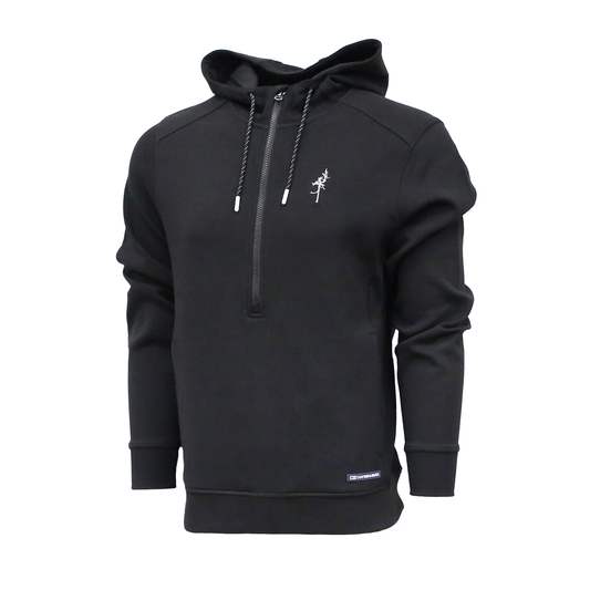 Roam Epic Recycled 1/2 Zip Hooded Pullover  - Ghost Tree