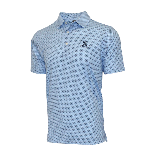 Dot Geo Lisle Polo - Pacific Dunes