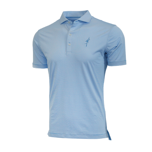 Lyndonn Stripe Polo - Ghost Tree