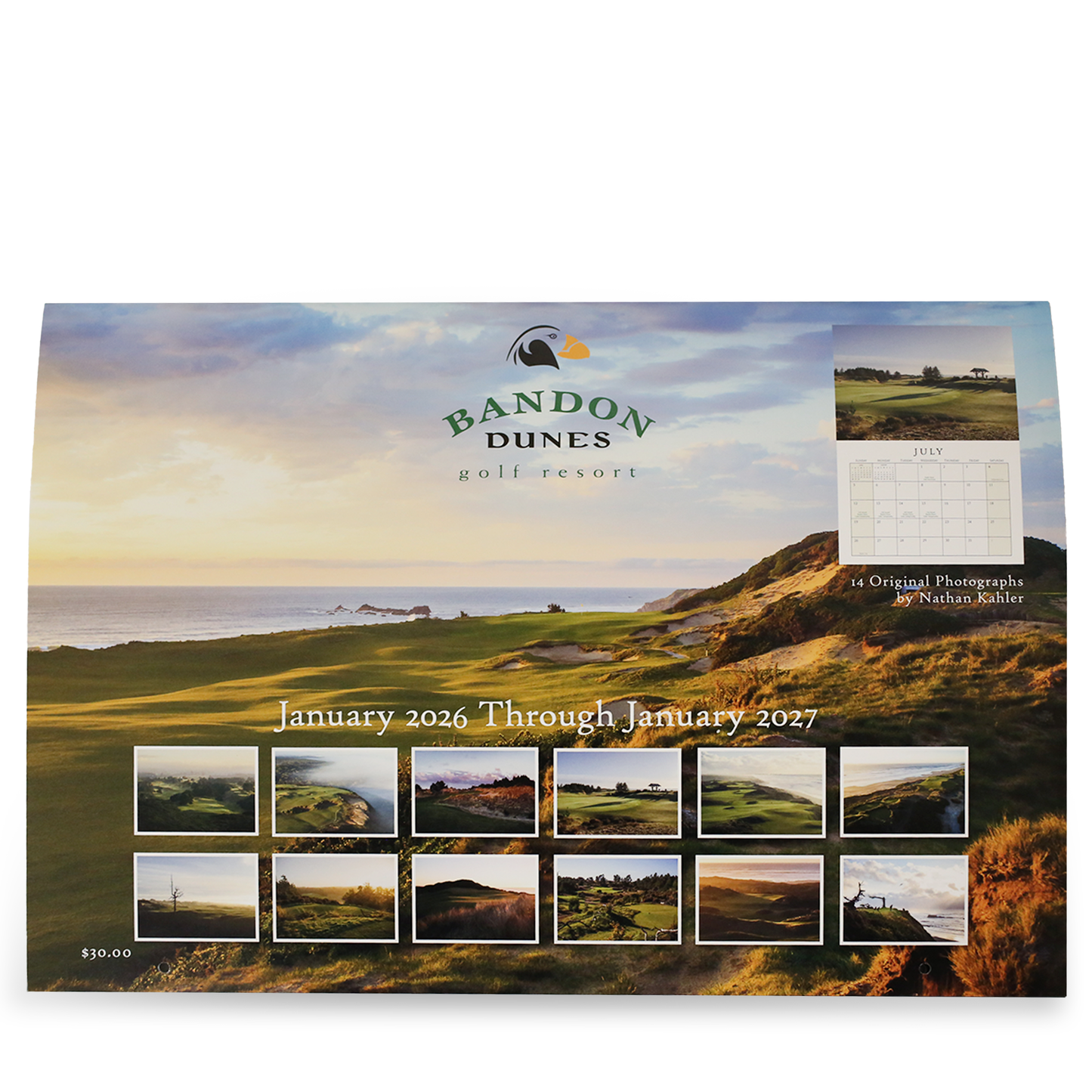 2026 Bandon Dunes Calendar