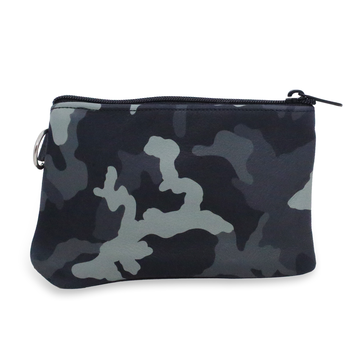 Back of zipper pouch full camo.