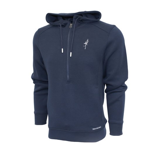 Roam Eco 1/2 Zip Hooded Pullover - Multiple Logos