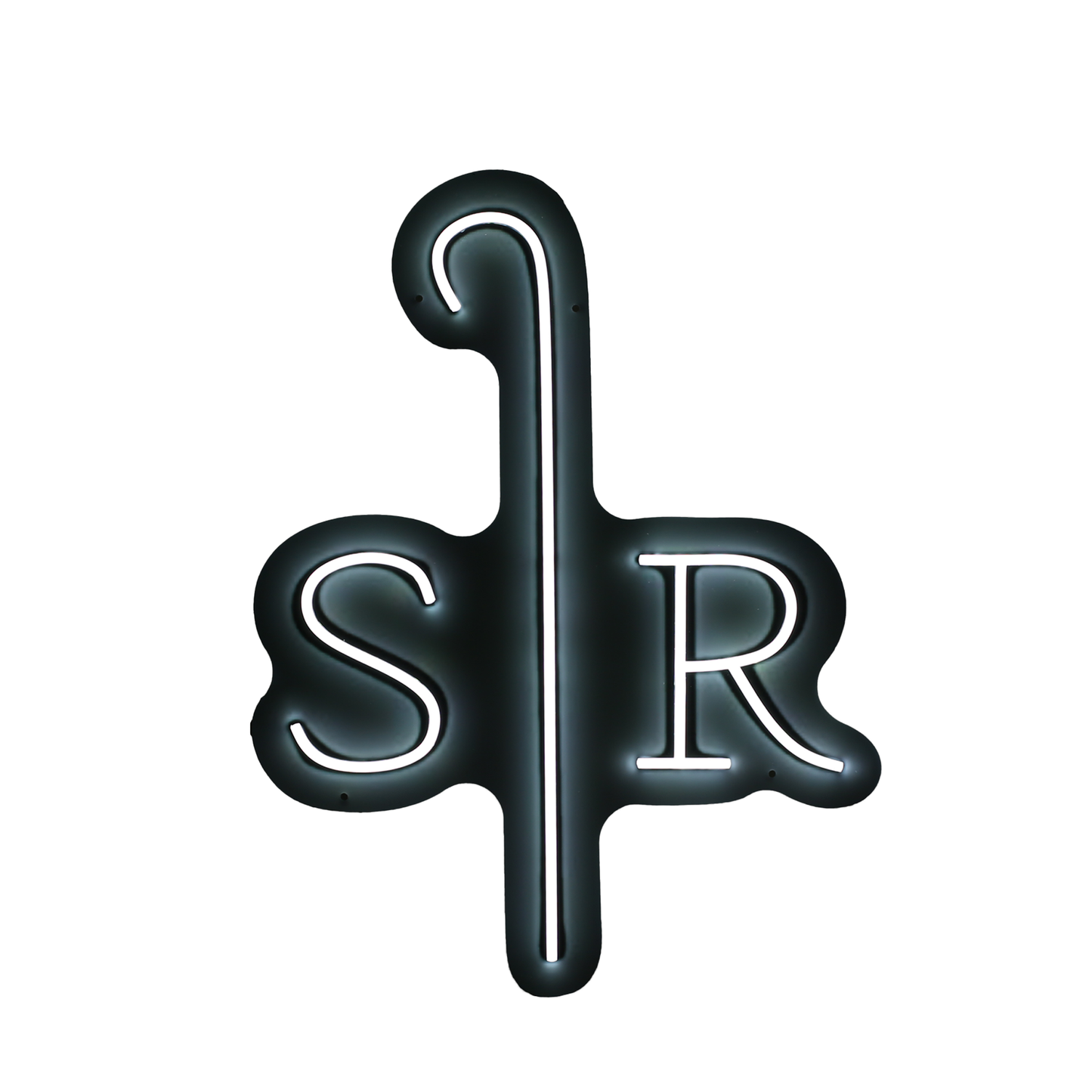 Sheep Ranch logo in neon light design made with efficient LED lights.