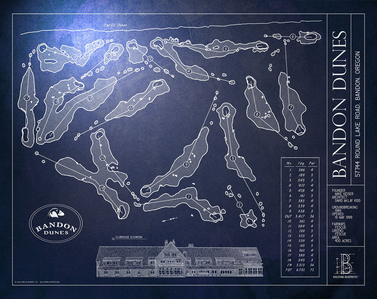 Ballpark Blueprints - Metal Print