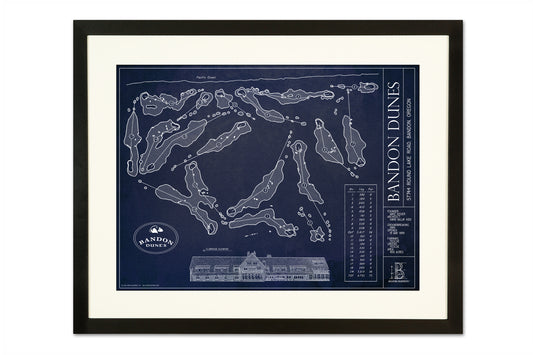 Ballpark Blueprint - Framed Print