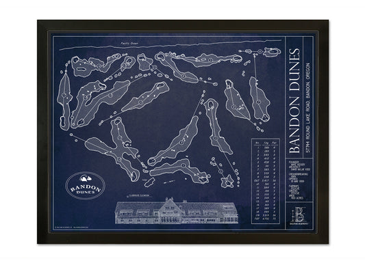 Ballpark Blueprint- Framed Canvas