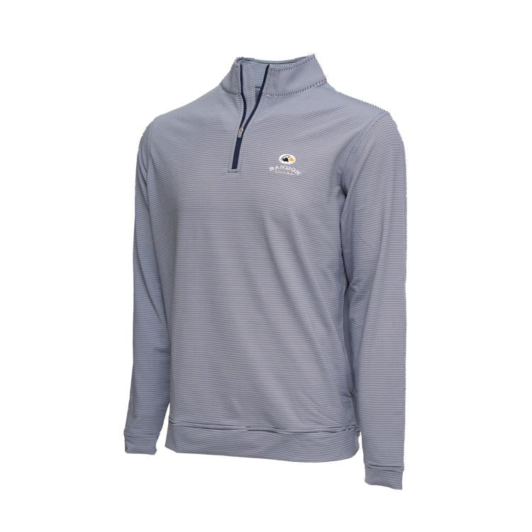 Perth Sugar Stripe Performance 1/4 Zip- All Logos