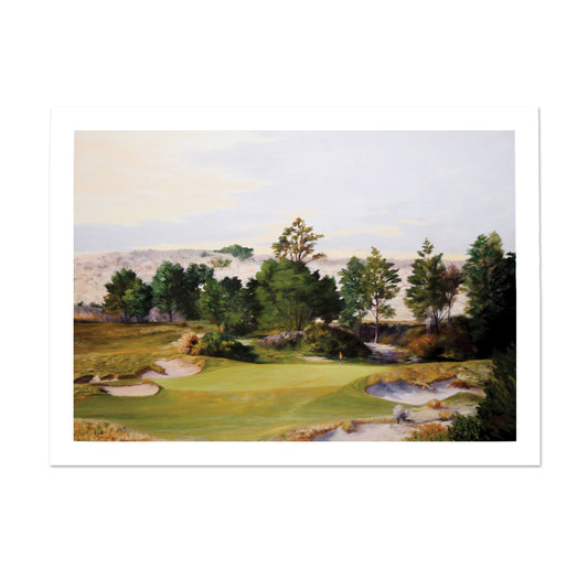 Limited Edition Print of Bandon Trails' 17th Hole. 